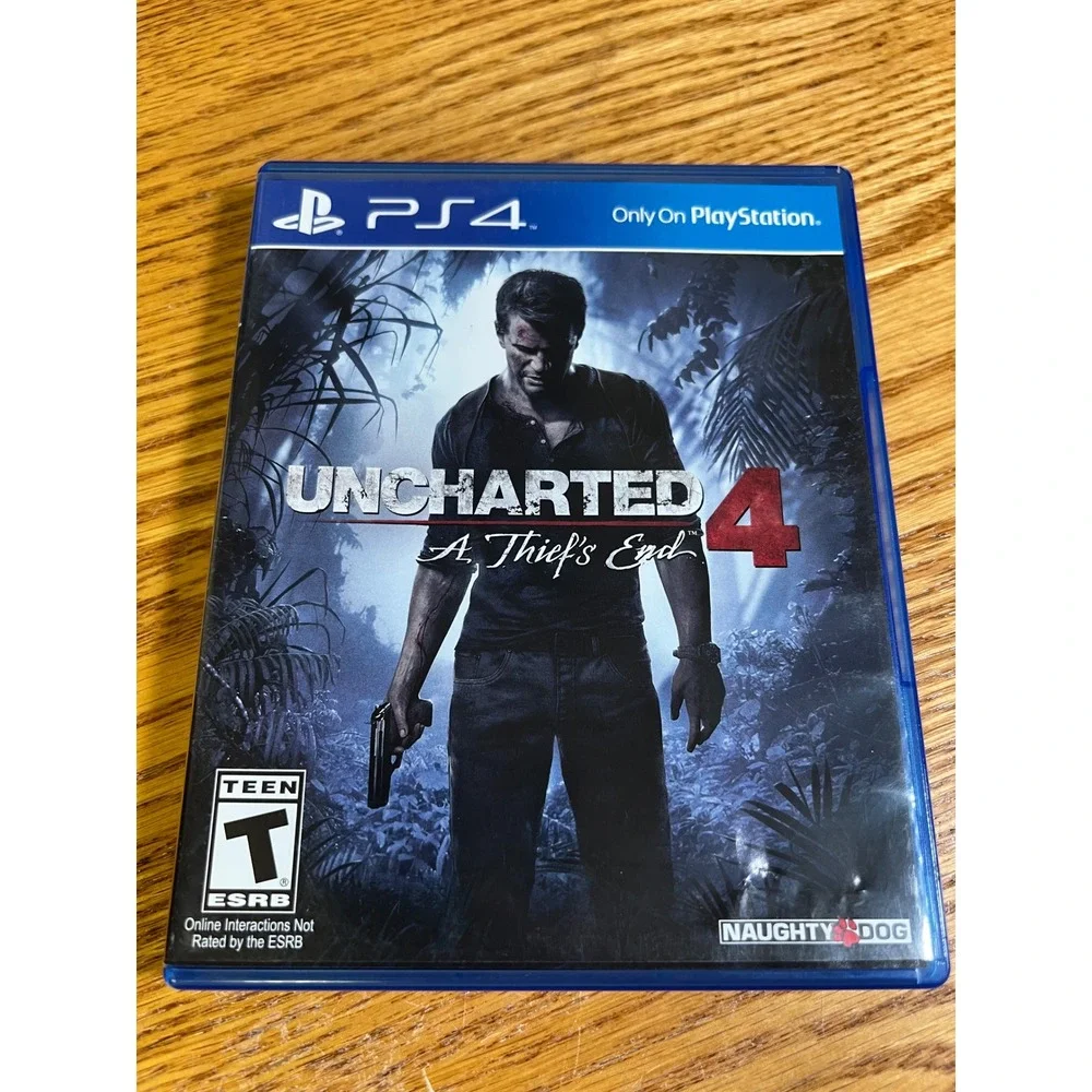 Uncharted 4 A Thief's End Sony PlayStation 4 PS4 Naughty Dog Action Adventure